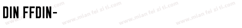 DIN FFDIN字体转换